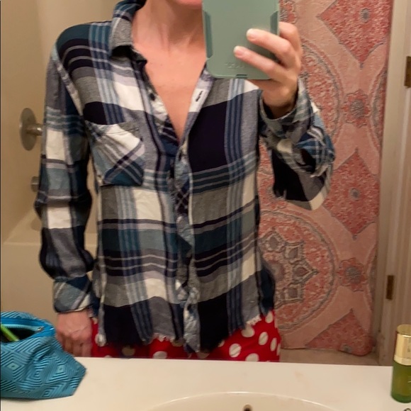 Hunter Green Harvest Distressed Flannel